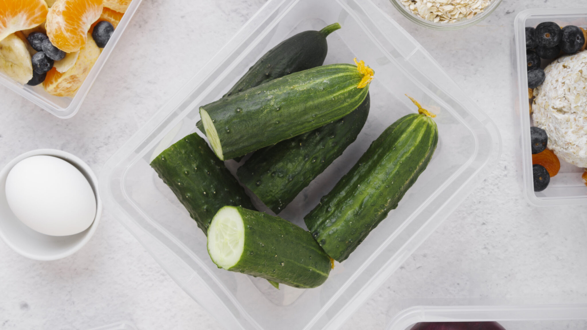 top-view-cucumber-vegetables